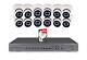 16 Channel 8tb Hdd 4k 8mp Ip Poe 12 Security Dome Camera System With Audio