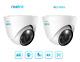 2 Pack Reolink 4k Poe Security Camera Outdoor, 3x Zoom, Two Way Audio, Rlc-833a