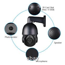 36X Zoom 8MP PTZ POE IP Security Camera Outdoor Speed Dome IR Night