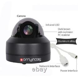 5MP 1080P HD IP PoE Cam 2.8-12mm 4X Optical Motorized Zoom Dome Security Camera
