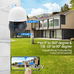 5MP 360° 18X Zoom PTZ Hikvision Compatible POE Dome Security IP Camera IR 50M US