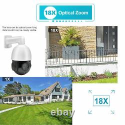 5MP 360° 18X Zoom PTZ Hikvision Compatible POE Dome Security IP Camera IR 50M US