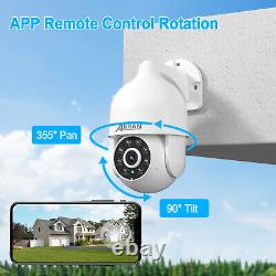 5MP Security Camera System 4 pcs PoE Dome IP Camera 8CH Wired NVR System 2TB HDD