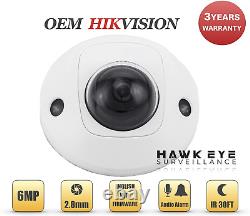 6MP Poe Security IP Camera Built in Microphone Compact Dome Indoor and Outdoor