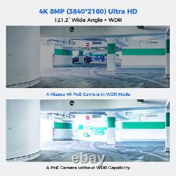 8MP 16CH CCTV System Kit 4K 8POE Ports NVR Audio 8MP Security DOME Camera System