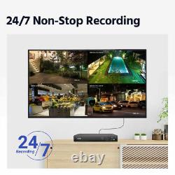 ANNKE 4K 8CH 8MP NVR 5MP Dome Audio POE IP Security Camera System Outdoor H. 265+