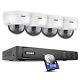 Annke 8ch Nvr 4k Poe Dome Security Camera System Audio Recording Outdoor H. 265+