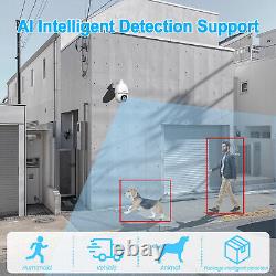 ANRAN 8CH NVR 5MP POE Security Camera System Outdoor Motorised PTZ withAudio & LED