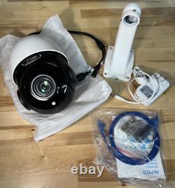 Alptop Outdoor 5MP PTZ IP POE Dome Security Camera 30x Optical Zoom Pan Tilt