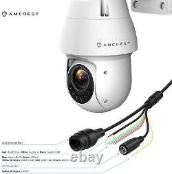 Amcrest 2MP Outdoor PTZ POE AI 25x Optical Zoom IP Security Camera Pan Tilt