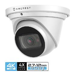 Amcrest 4K PoE Security IP Camera 4X Optical Zoom 8MP Motorized Lens Renewed