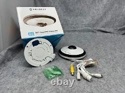 Amcrest 5MP IP Camera POE Security Indoor Dome IP5M-F1180EW 360° Indoor Fisheye