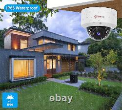 Anpviz 6MP 8 Channel IP Poe Security Camera System with Human Vehicle Detection