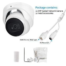Dahua PoE Security Dome Surveillance IP Camera Outdoor Home Camera 5MP IR Net