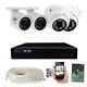 Gw 8 Channel H. 265 4k Nvr 4 X 5mp Bullet And Dome Poe Ip Security Camera System