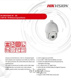 Hikvision 2MP DarkFighter 25X WDR PoE 4.8-120mm VF IP Speed Dome Security Camera