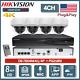 Hikvision 4ch 8mp Security Cctv System Kit 4k Nvr Ir Ip Camera Poe Home Dome Lot