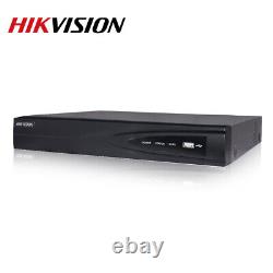 Hikvision 4CH 8MP Security CCTV System Kit 4K NVR IR IP Camera POE Home Dome Lot