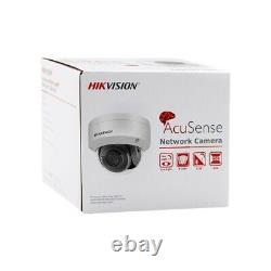 Hikvision 4K 8CH CCTV Security IP Camera System POE 4MP AcuSense Dome WithAudio