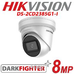 Hikvision 4K 8MP Security Camera DS-2CD2385G1-I Darkfighter IR IP POE WDR Turret