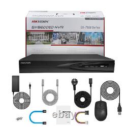 Hikvision 4K 8ch 8PoE 5MP Built-in MIC CCTV System Dome Security IP Camera Lot