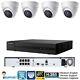 Hikvision 8 Ch Channel Nvr With 4 X 2mp Dome Ip Poe Camera Security System Kit
