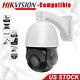 Hikvision Compatible 360° 4k 8mp 18x Zoom Poe Ptz Speed Dome Security Ip Camera