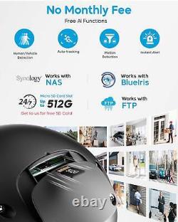 Hikvision Compatible 360° 4K 8MP 18X Zoom POE PTZ Speed Dome Security IP Camera