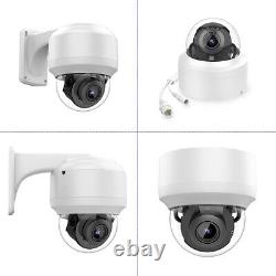 Hikvision Compatible 5MP 4xZoom PTZ Security IP Camera MIC Dome IR30 Outdoor POE