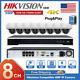 Hikvision Oem 4k 8ch 8poe 5mp Ip Security Ip Camera Home Outdoor Dome Cctv Lot