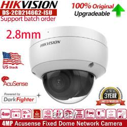 Hikvision Original DS-2CD2146G2-ISU 4MP AcuSense MIC Dome POE IP Camera IP67 WDR