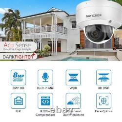 Hikvision Outdoor Security Dome POE CCTV IP Camera 4K 8MP DS-2CD2186G2-ISU 2.8MM