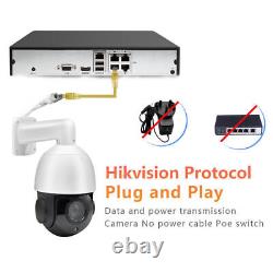 IBirdView 4K POE Auto Tracking Speed Dome PTZ Security Camera Hikvision Protocol