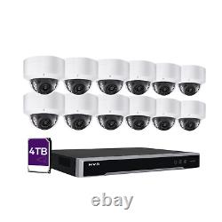 LINOVISION 16CH PoE IP Security Camera System with 6MP PoE Dome Cameras