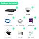 Linovision 32ch Poe Ip Security Camera System With 4k Poe Dome Cameras 8tb Hdd