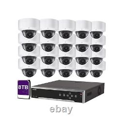 LINOVISION 32CH PoE IP Security Camera System with 4K PoE Dome Cameras 8TB HDD