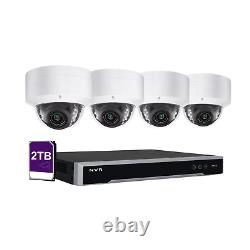 LINOVISION 8CH PoE IP Security Camera System with 4K Network Dome Cameras