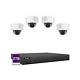 Linovision Security Camera System Kit With 8 Channel 4k Nvr, 6mp Poe Dome Cameras
