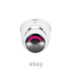 Lorex 4K Smart Security Lighting Deterrence Dome AI PoE IP Wired 8MP Camera