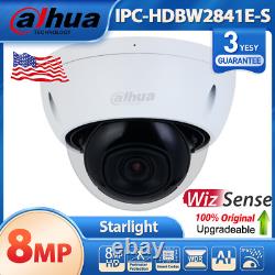 NEW! Dahua 16CH NO POE NVR 8MP Starlight Dome MIC Security IP Camera System Lot