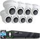 Onwote 4k Security Camera System Poe 16 Ch, 8 Ai Human Detection Camera 4tb Hdd