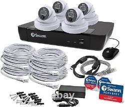 Pro 4K UHD, 8 Channel Home Security System, 2TB NVR, 4 Dome Poe IP Cameras Outdo