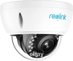 REOLINK 4K Poe Home Security Camera, 4K Dome IP Camera with 128 Degree, 2.8Mm Le