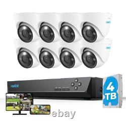 REOLINK16CH NVR 12MP POE Security Camera System 2-Way Talk Color Night Vision 4T