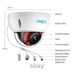 Reolink 4K POE Security Camera 8MP Dome IP Surveillance Camera Zoom Vandal-Proof