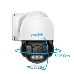 Reolink 4K PTZ PoE Security Camera Auto Tracking 2-Way Audio Color Night Vision