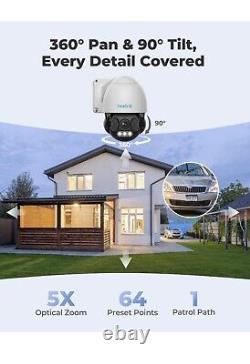 Reolink 8MP 4K POE IP Camera Outdoor CCTV PTZ Dome Home Security Camera RLC-823A