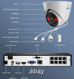 Reolink H. 265 8CH NVR 12MP POE Security Camera System 2TB 2-way Audio Spotlight