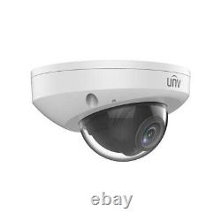 UNV 4MP LightHunter NDAA-Compliant Weatherproof Mini Dome IP Security Camera