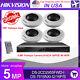 Us Hikvision 4k 180° Fisheye Fixed Dome 5mp Security Camera 16ch 16poe Nvr Lot